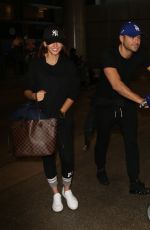 MICHELLE KEEGAN and Mark Wright  at LAX Airport in Los Angeles 12/27/2017
