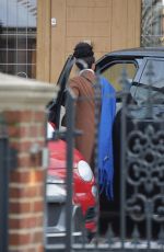 MICHELLE KEEGAN Arrives at Her Home in Essex 12/12/2017
