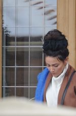 MICHELLE KEEGAN Arrives at Her Home in Essex 12/12/2017