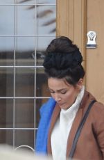 MICHELLE KEEGAN Arrives at Her Home in Essex 12/12/2017
