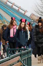 MICHELLE KEEGAN at Disneyland in Paris 12/19/2017