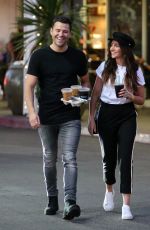 MICHELLE KEEGAN Out for Iced Coffees at Teavana in Los Angeles 12/28/2017