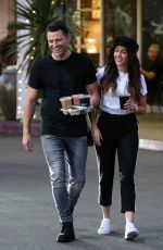 MICHELLE KEEGAN Out for Iced Coffees at Teavana in Los Angeles 12/28/2017