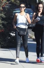 MICHELLE KEEGAN Out for Morning Walk in Los Angeles 12/28/2017
