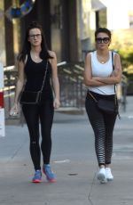MICHELLE KEEGAN Out for Morning Walk in Los Angeles 12/28/2017