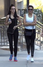 MICHELLE KEEGAN Out for Morning Walk in Los Angeles 12/28/2017