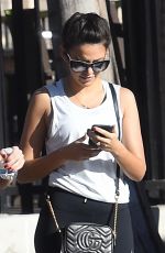 MICHELLE KEEGAN Out for Morning Walk in Los Angeles 12/28/2017