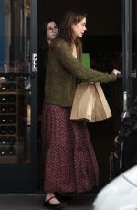 MICHELLE MONAGHAN Out Shopping Wine in Los Angeles 12/01/2017