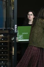 MICHELLE MONAGHAN Out Shopping Wine in Los Angeles 12/01/2017