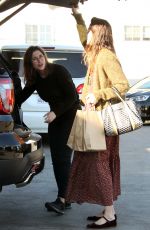 MICHELLE MONAGHAN Out Shopping Wine in Los Angeles 12/01/2017