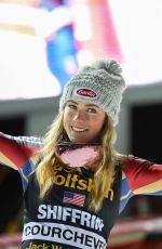 MIKAELA SHIFFRIN at Fis World Cup Giant Slalom in France 12/20/2017