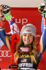 MIKAELA SHIFFRIN at Fis World Cup Giant Slalom in France 12/20/2017