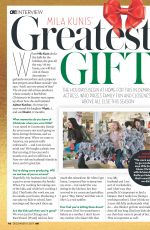 MILA KUNIS in OK! Magazine, December 2017