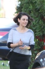 MILA KUNIS Out and About in Los Angeles 11/30/2017