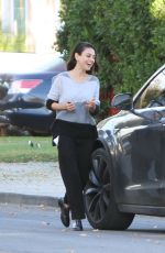 MILA KUNIS Out and About in Los Angeles 11/30/2017