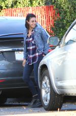 MILA KUNIS Out and About in Los Angeles 12/04/2017