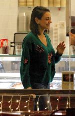 MILA KUNIS Out for Italian Gelato in Studio City 12/17/2017