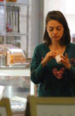 MILA KUNIS Out for Italian Gelato in Studio City 12/17/2017