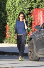 MILA KUNIS Out in Los Angeles 11/30/2017