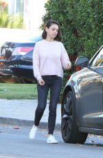 MILA KUNIS Out in Los Angeles 12/01/2017