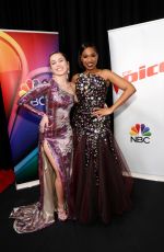 MILEY CYRUS on the Set of The Voice, Season 13 Live Finale, Part 1, 12/18/2017