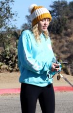 MILEY CYRUS Out with Her Dog in Los Angeles 12/18/2017