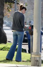 MILLA JOVOVICH Arrives at a Spa in Los Angeles 12/27/2017