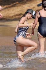 MINKA KELLY in Swimsuit at a Beach in Hawaii 12/26/2017