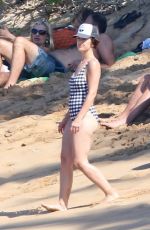 MINKA KELLY in Swimsuit at a Beach in Hawaii 12/26/2017