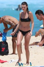 MONTANA COX in Bikini on the Beach in Sydney 12/29/2017