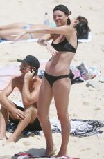 MONTANA COX in Bikini on the Beach in Sydney 12/29/2017