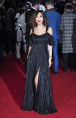 MYLEENE KLASS at Star Wars: The Last Jedi Premiere in London 12/12/2017