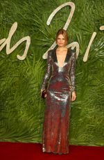 NADINE LEOPOLD at British Fashion Awards 2017 in London 12/04/2017