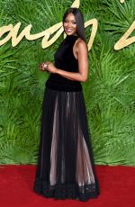 NAOMI CAMPBELL at British Fashion Awards 2017 in London 12/04/2017
