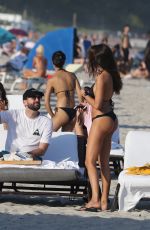 NATALIA ALBERTO in Bikini at a Beach in Miami 12/09/2017