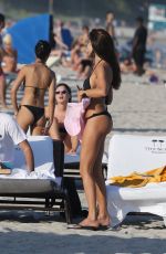 NATALIA ALBERTO in Bikini at a Beach in Miami 12/09/2017