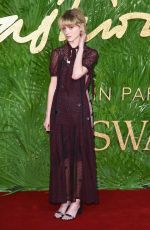 NATALIA DYER at British Fashion Awards 2017 in London 12/04/2017