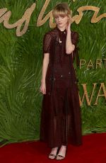 NATALIA DYER at British Fashion Awards 2017 in London 12/04/2017