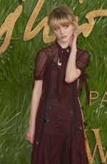 NATALIA DYER at British Fashion Awards 2017 in London 12/04/2017