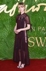 NATALIA DYER at British Fashion Awards 2017 in London 12/04/2017