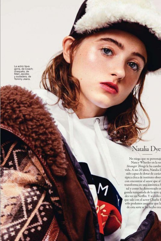 NATALIA DYER in Glamour Magazine, Spain January 2018