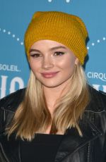 NATALIE ALYN LIND at Cirque Du Soleil Presents Luzia at Dodger Stadium in Los Angeles 12/12/2017