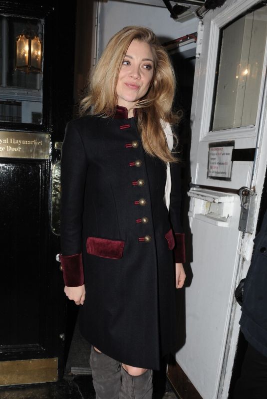 NATALIE DORMER Leaves Venus in Fur Play in London 12/01/2017