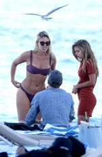 NATASHA OAKLEY in Bikini on Vacation in Miami 12/11/2017