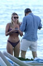 NATASHA OAKLEY in Bikini on Vacation in Miami 12/11/2017