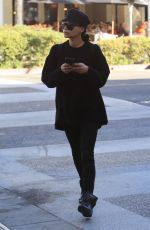 NAYA RIVERA Leaves a Salon in Beverly Hills 12/28/2017