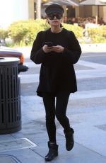 NAYA RIVERA Leaves a Salon in Beverly Hills 12/28/2017