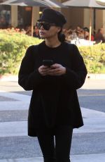 NAYA RIVERA Leaves a Salon in Beverly Hills 12/28/2017