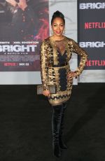 NIA JERVIER at Bright Premiere in Los Angeles 12/13/2017