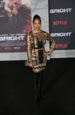 NIA JERVIER at Bright Premiere in Los Angeles 12/13/2017